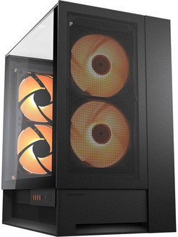 Cougar OmnyX Black Gaming Midi Tower Κουτί Υπολογιστή RGB με Πλαϊνό Παράθυρο