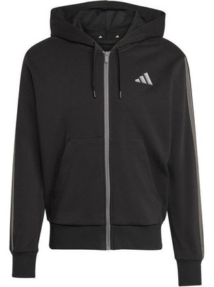 Adidas Ανδρική Ζακέτα Φούτερ με Κουκούλα και Φερμουάρ Μαύρη JM1695