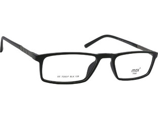Max 7090 BLK Ανδρικός Σκελετός Γυαλιών Οράσεως Κοκάλινος Μαύρος