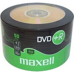 Maxell 2757.36.30.TW Εγγράψιμα DVD+R 16x 4.7GB 50τμχ