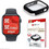 Displex Full Body Πλαστική Θήκη με Προστασία Οθόνης για Apple Watch 4 / 5 / 6 / 7 / 8 / 9 / SE 44mm Μαύρη