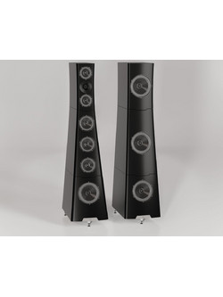 YG Acoustics XV 3 (Four Towers) Ζεύγος Ηχείων Hi-Fi Δαπέδου 4 Δρόμων Black
