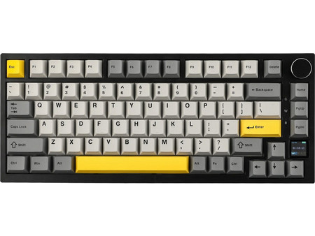 Ajazz AK820 Pro Ασύρματο Μηχανικό Gaming Πληκτρολόγιο TenKeyLess με Ajazz Flying Fish Διακόπτες RGB Grey