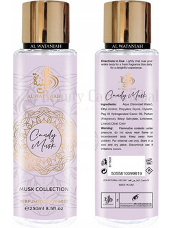 Al Wataniah Musk Collection Candy Musk Body Mist 250ml