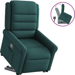 vidaXL Πολυθρόνα Relax με Υποπόδιο Ανακλινόμενη Πράσινη 3303320