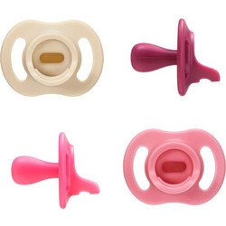 Tommee Tippee Ultra Light StayPut Girl Ορθοδοντικές Πιπίλες Σιλικόνης 6-18m 4τμχ