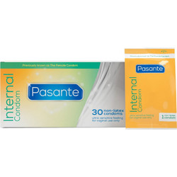 Pasante Internal Γυναικεία Προφυλακτικά με Λιπαντικό 30τμχ
