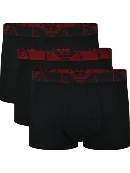 Emporio Armani Ανδρικά Μποξεράκια Σετ 3Pack Μαύρα EM000259AF10778-MC406