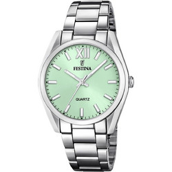 Festina Γυναικείο Ρολόι με Ασημί Μεταλλικό Μπρασελέ F20622/7