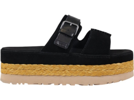 UGG Aubrey Καλοκαιρινές Γυναικείες Πλατφόρμες Ψηλές Μαύρες 1167451-BLK