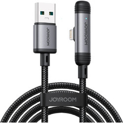 Joyroom S-A56 Enjoyx Series 90 Angle 90° Braided USB-A to Lightning Cable 1.2m Black 6956116764685