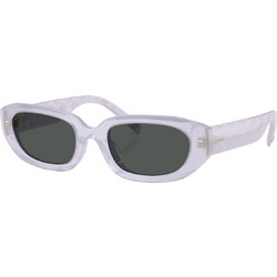 Tory Burch TY7219U 202387 Γυναικεία Γυαλιά Ηλίου Ορθογώνια Κοκάλινα Λευκά με Μαύρο Φακό
