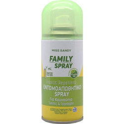 Miss Sandy Family Εντομοαπωθητική Λοσιόν σε Spray 125ml