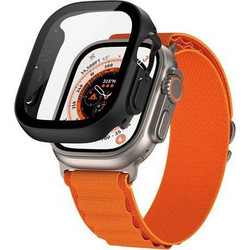 PanzerGlass Full Body Πλαστική Θήκη Tempered Glass για Apple Watch Ultra 49mm Μαύρη