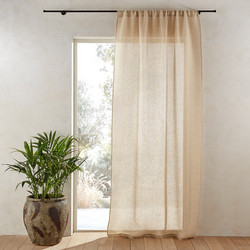La Redoute Κουρτίνα Παραθύρου με Τρέσα 140x220 Fishoyi 3614853937894 Natural Gold