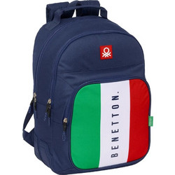 Benetton Flag Σχολική Τσάντα Πλάτης Δημοτικού Πολύχρωμη 612506773