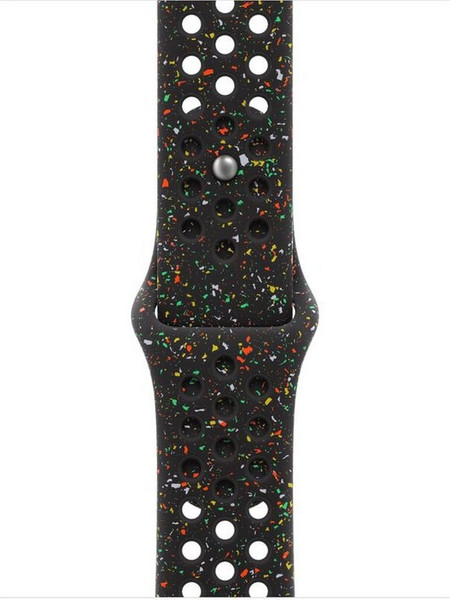 Apple Nike Sport Band Λουράκι Σιλικόνης Midnight Black (Apple Watch 42mm)