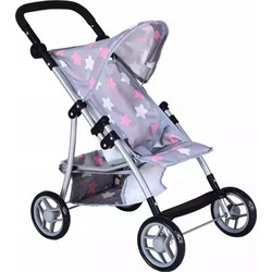 Knorrtoys Liba Stars Grey Pink Καρότσι για Κούκλα