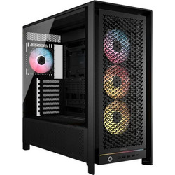 Corsair Frame 5000D RS Black Midi Tower Κουτί Υπολογιστή ARGB με Πλαϊνό Παράθυρο