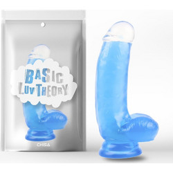 Chisa Novelties Lover Ρεαλιστικό Dildo με Βεντούζα & Όρχεις 17cm Μπλε