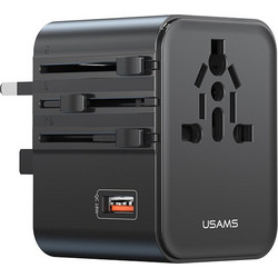 Usams CC309 Φορτιστής χωρίς Καλώδιο με Θύρα USB-A & 2 Θύρες USB-C 25W Power Delivery