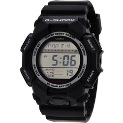 Casio G-Shock Ψηφιακό Ανδρικό Ρολόι Χρονογράφος με Μαύρο Καουτσούκ Λουράκι GD-010-1DR