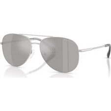 Michael Kors MK1172 18936G Ανδρικά Γυαλιά Ηλίου Aviator Μεταλλικά Ασημί με Aσημί Φακό