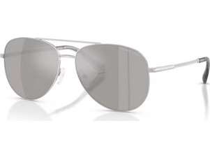 Michael Kors MK1172 18936G Ανδρικά Γυαλιά Ηλίου Aviator Μεταλλικά Ασημί με Aσημί Φακό