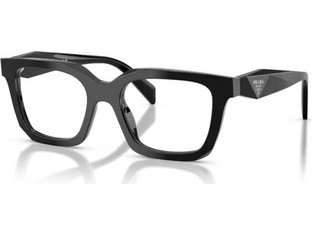Prada PRC08V 16K1O1 Ανδρικός Σκελετός Γυαλιών Οράσεως Κοκάλινος Μαύρος