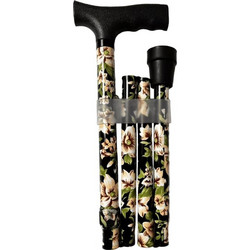 Medical Brace Floral Μπαστούνι Μονόποδο Αλουμινίου Σπαστό 83-95cm MB.HC0343