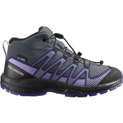 Salomon XA Pro V8 Mid Παιδικά Αθλητικά Παπούτσια για Πεζοπορία Ανθρακί Μωβ L478573