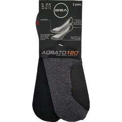 GSA Ανδρικές Κάλτσες Σοσόνια Μαύρες Ανθρακί 2Pack 8116072-06