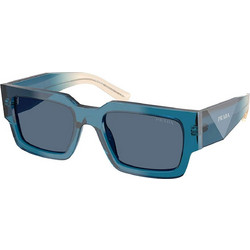 Prada PRB17S 24F80S Γυναικεία Γυαλιά Ηλίου Τετράγωνα Κοκάλινα Μπλε με Μαύρο Φακό