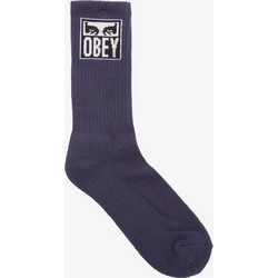 Obey Ανδρικές Κάλτσες Ψηλές με Σχέδια Navy Μπλε 100260141