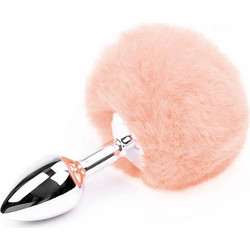 LateToBed Afterdark Pompon Small Πρωκτική Σφήνα 7cm Ροζ