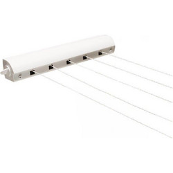 33287 Βιδωτή Απλώστρα Ρούχων Τοίχου 42x47x7cm με Μήκος Απλώματος 21m