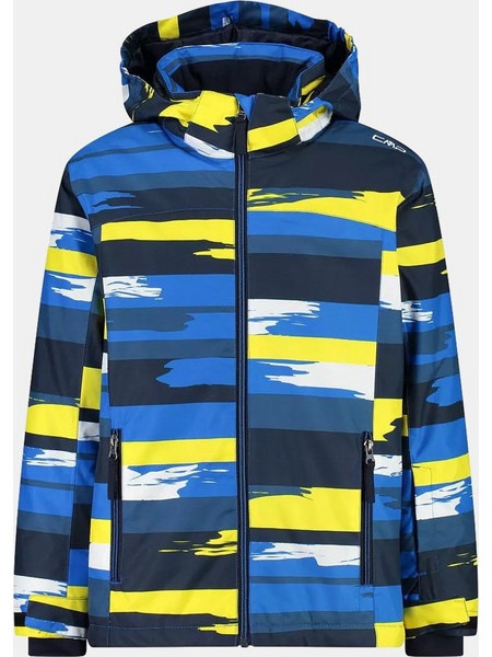 CMP Αθλητικό Παιδικό Μπουφάν Χειμωνιάτικο Softshell Αδιάβροχο Αντιανεμικό Navy Μπλε Royal Blue Κίτρινο 39W1924-04ZU