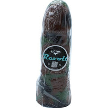 Kiotos Green Revolut Green Army 06 Large Dildo με Βεντούζα 25.5cm Καφέ Πράσινο