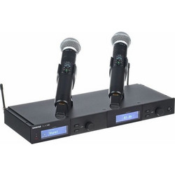 Shure SLXD24DE/SM58 Digital UHF System Σετ 2 Ασύρματα Χειλόφωνα Πέτου Χειρός XLR