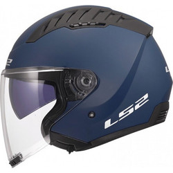 LS2 OF600 Copter II Matt Navy Blue Κράνος Μηχανής Jet 1200gr