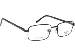 Valerio FL835 MBK Ανδρικός Σκελετός Γυαλιών Οράσεως Μεταλλικός Μαύρος