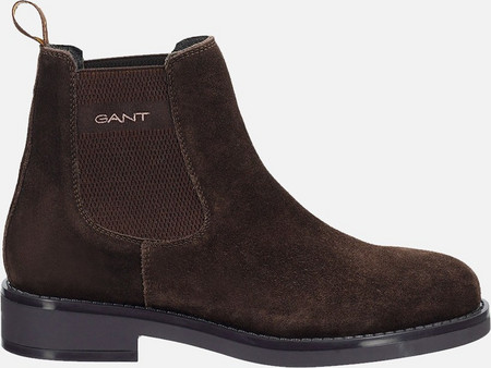 Gant Ανδρικά Chelsea Μποτάκια Suede Καφέ 3GS31653106-G399