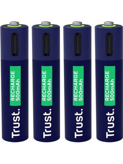 Trust USB-C Rechargeable 500mAh AAA 4τμχ