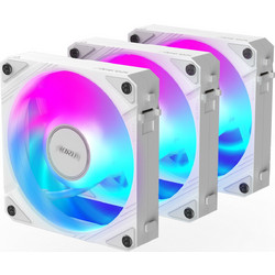 Gigabyte Aours EZ Chain Case Fan 120mm ARGB με Σύνδεση 3-Pin 4-Pin PWM 3τμχ White
