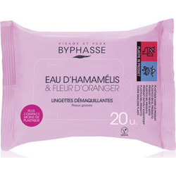 Byphasse Hazel Water & Orange Blossom Μαντηλάκια Ντεμακιγιάζ 20τμχ