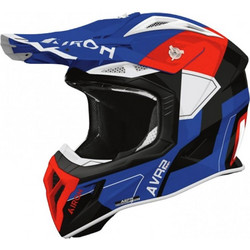 Airoh Aviator Ace 2 Shield Blue Red Gloss Κράνος Μηχανής Motocross 1250gr