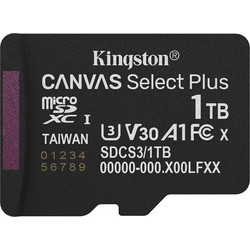 Kingston Canvas Select Plus Gen3 microSDXC 1TB Class 10 U3 V30 UHS-I A1 150MB/s