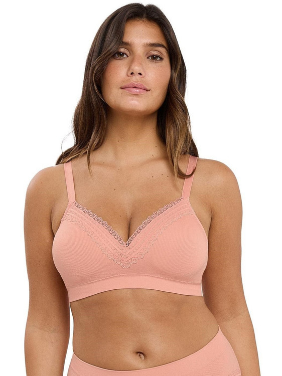 Sans Complexe Bralette χωρίς Μπανέλα Σομόν 56LAG98