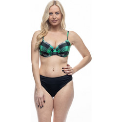 Lucero Bikini Set με Ενίσχυση Μαύρο Πράσινο 180856J