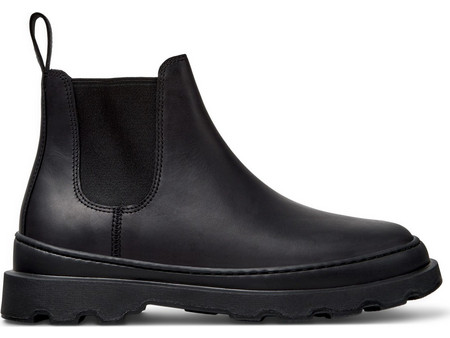 Camper Γυναικεία Μποτάκια Chelsea Δερμάτινα Μαύρα K400818-001